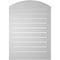 Ekena Millwork Arch Top Surface Mount PVC Gable Vent: Non-Functional, w/2"W x 1-1/2"P Brickmould Frame, 24"W x 32"H GVPAR24X3202SN - alternate 2